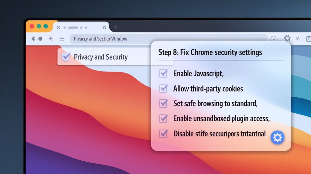 Address Security Settings