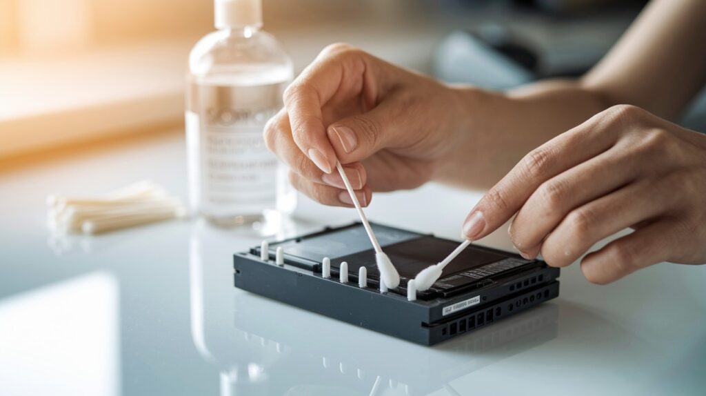 Clean Battery Contacts and Connections