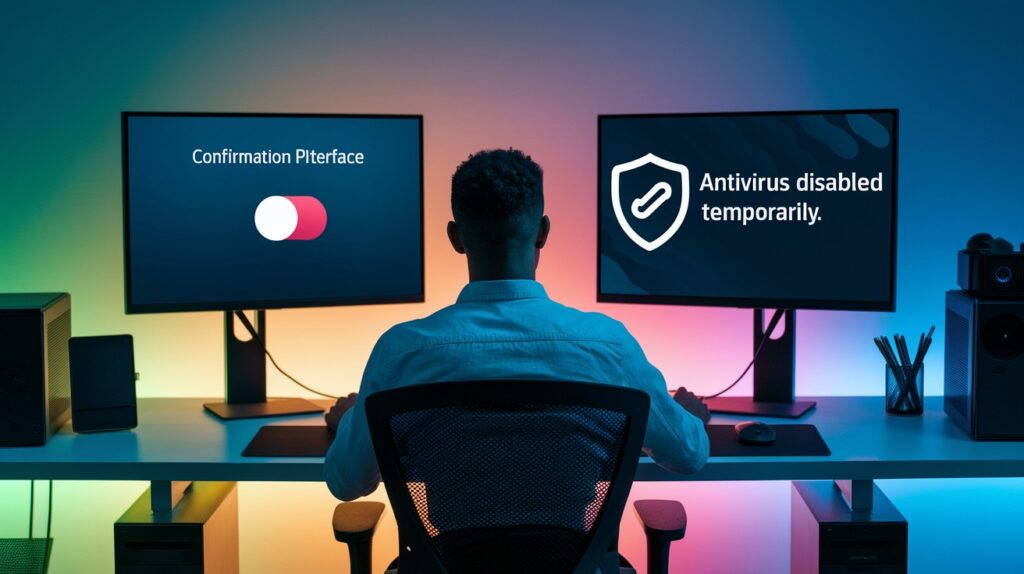 Disable Antivirus Temporarily
