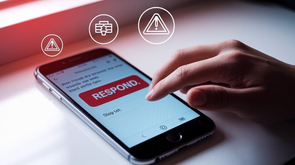 Don't reply to the message