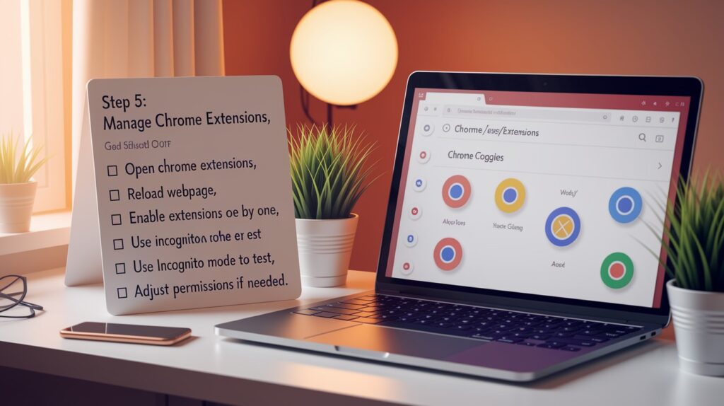 Manage Chrome Extensions