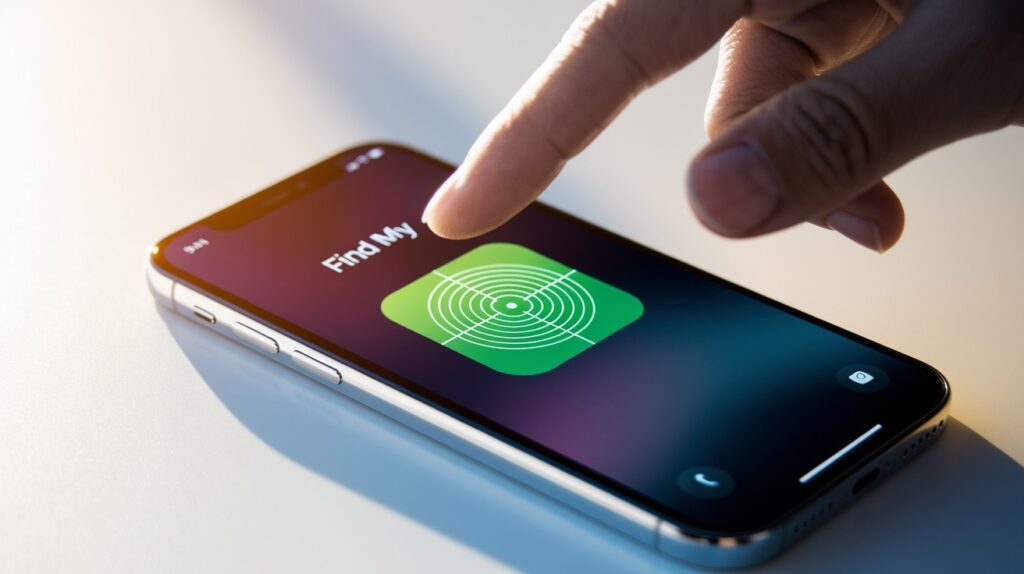 Open the Find My app on your iPhone
