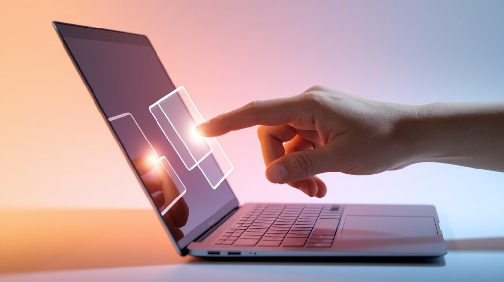 Press and Hold (Touchscreen Laptops)
