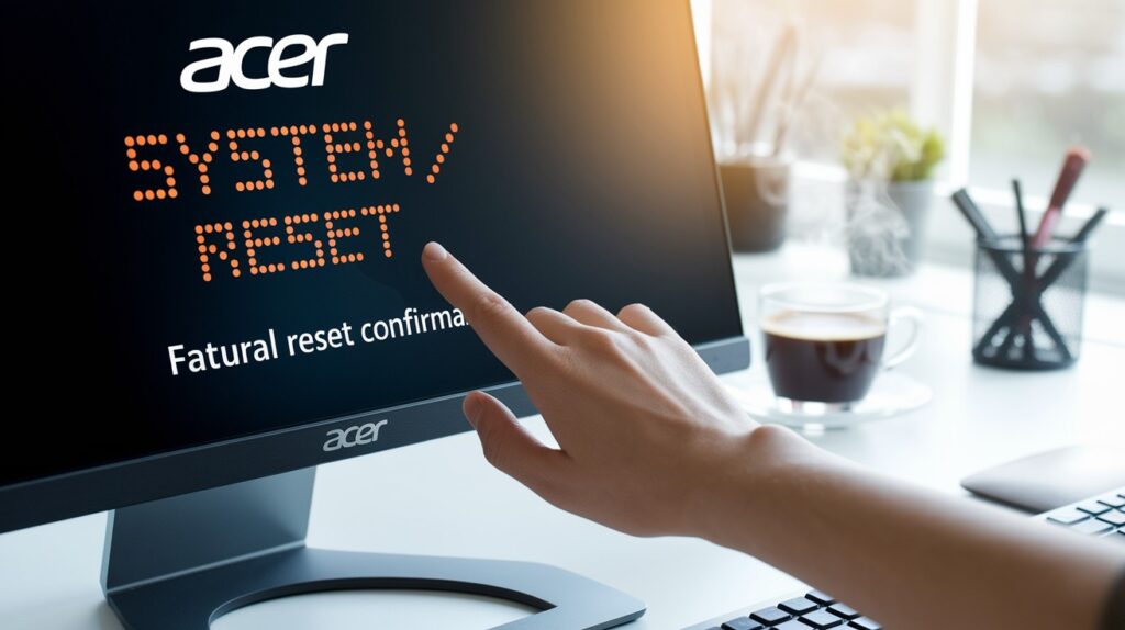 Reset Monitor to Factory Settings