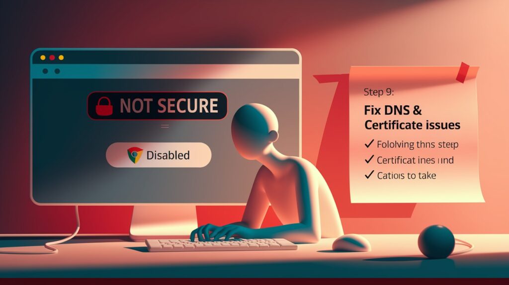 Resolve DNS and Certificate Issues