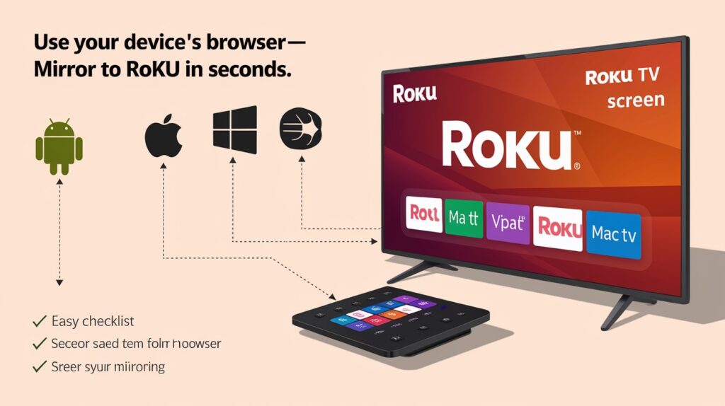 Screen Mirroring for Instant Browsing
