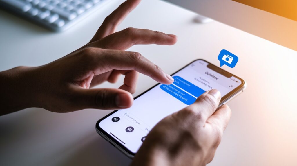 Screenshot the message
