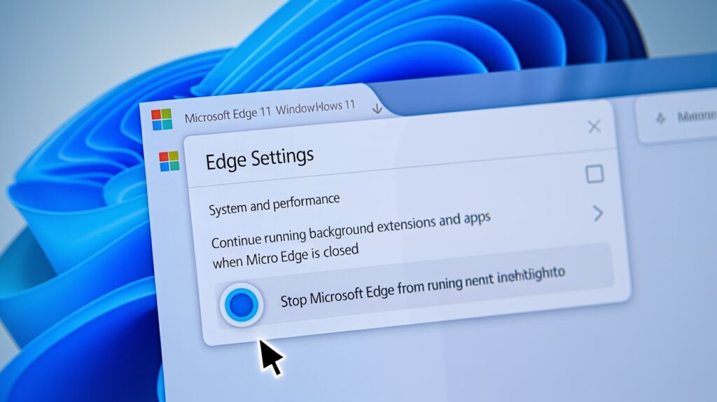 Stop Edge from Running in the Background