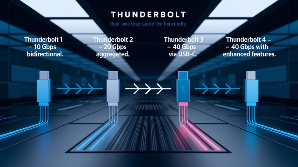 Thunderbolt Protocol Versions and Speeds