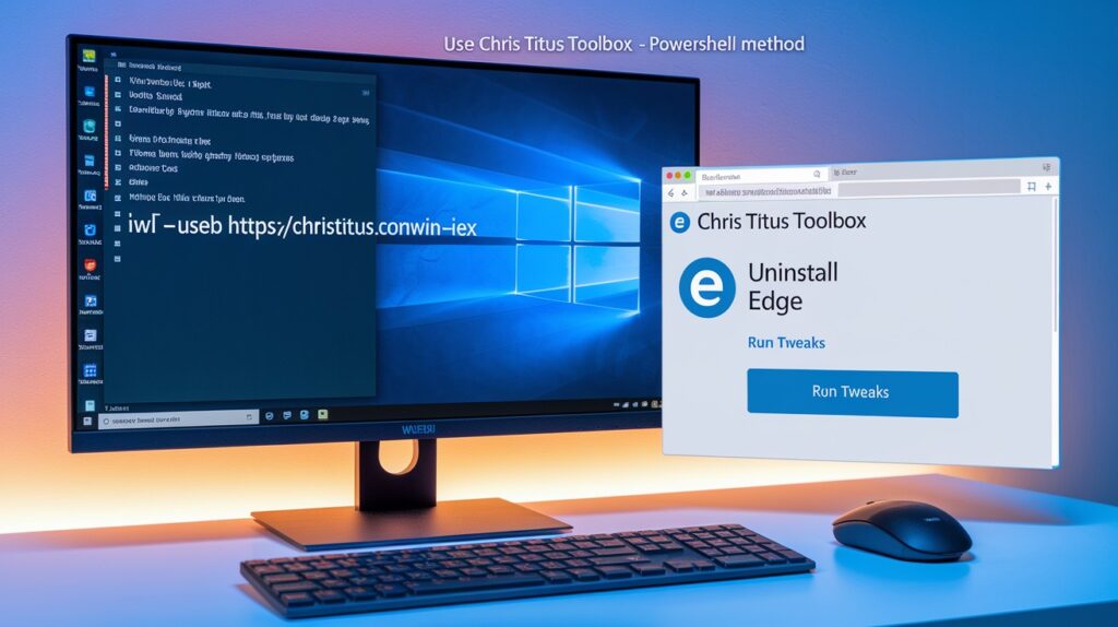 Use Chris Titus Toolbox (PowerShell Method)