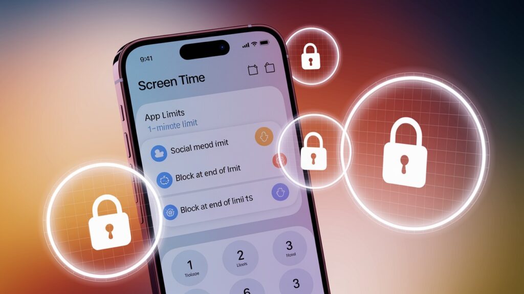 Using Screen Time to Lock Apps