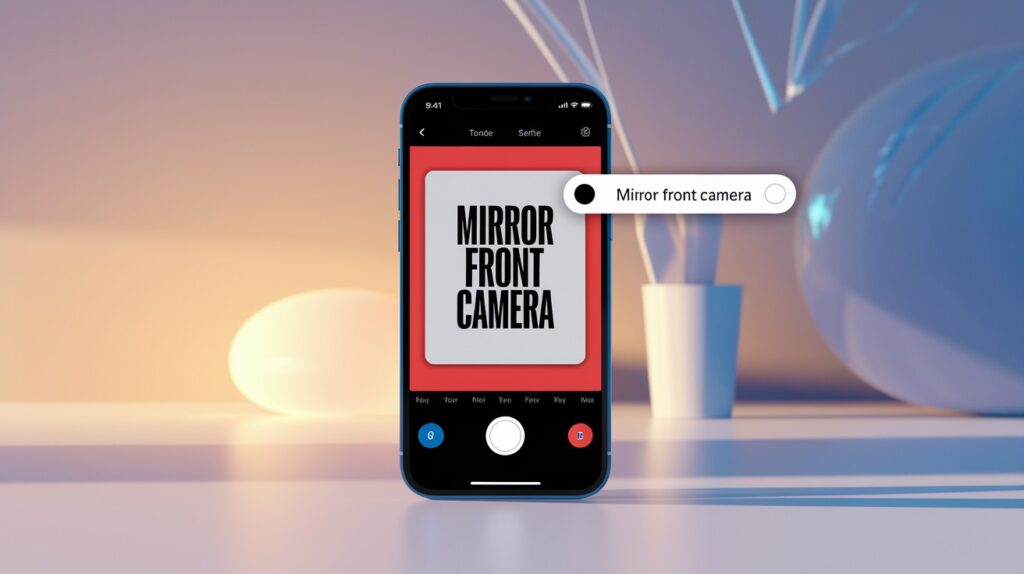Using iOS Camera Settings