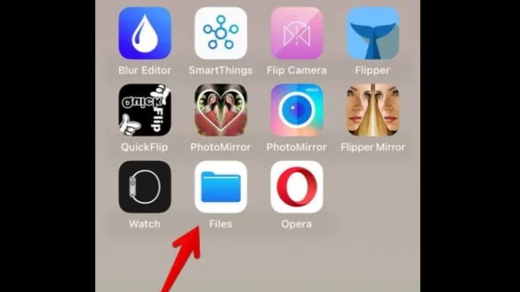 Checking the Files App