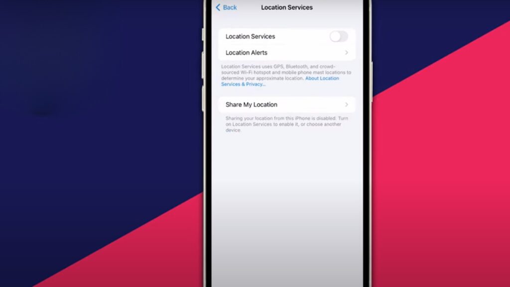 Disable Location Services Temporarily