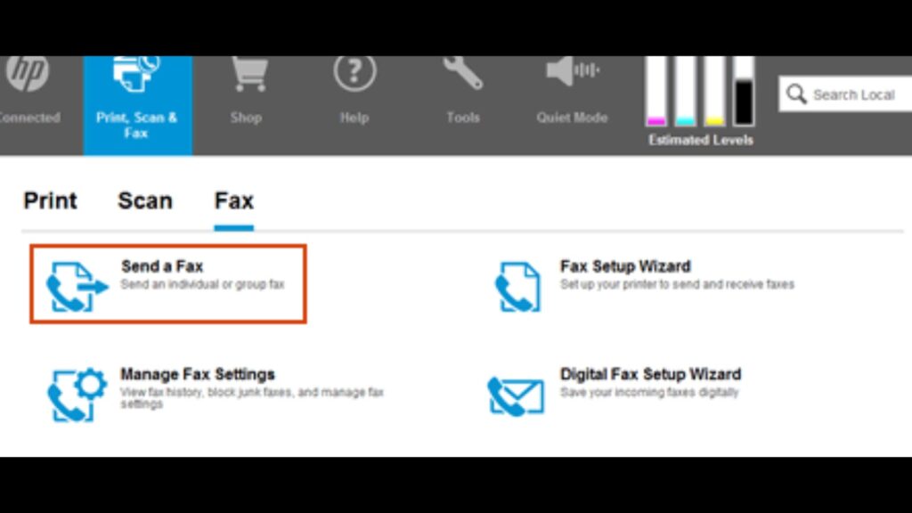 HP Printer eFax Service Setup Guide