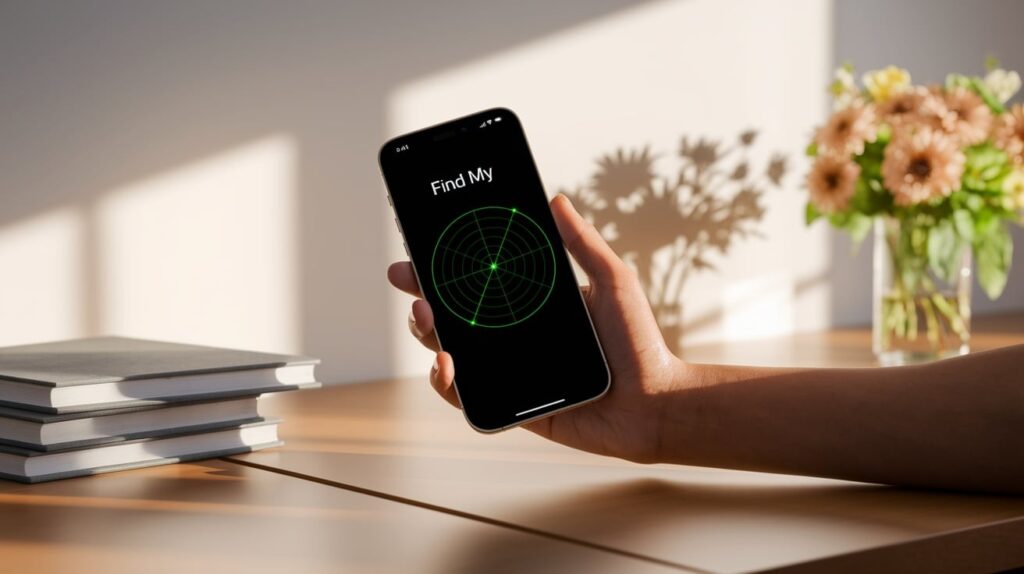 Open the Find My app