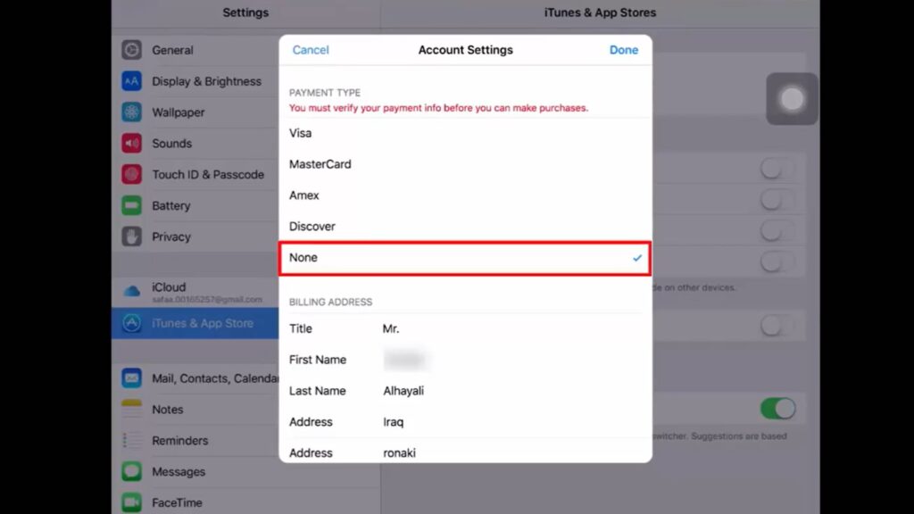 Set Payment Method