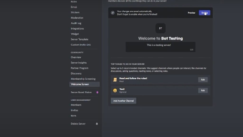 Set Permissions (Optional)