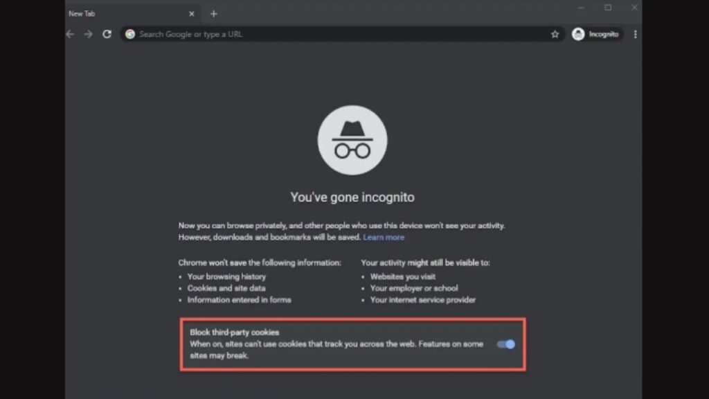 Test with Incognito Private Mode