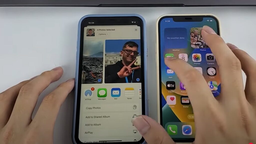 Transfer via AirDrop (Wireless and Fast)