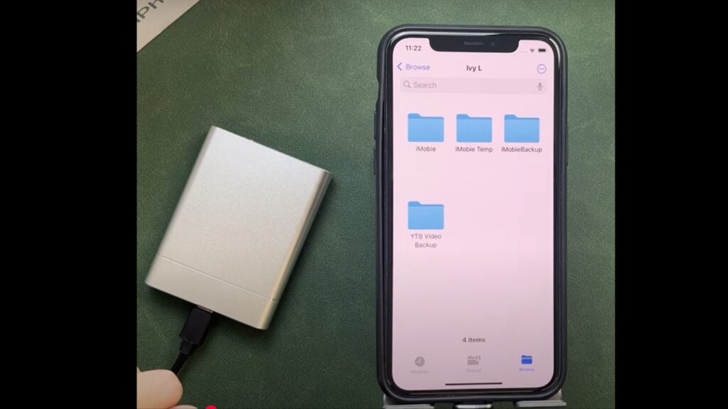Transferring Photos Using Files App