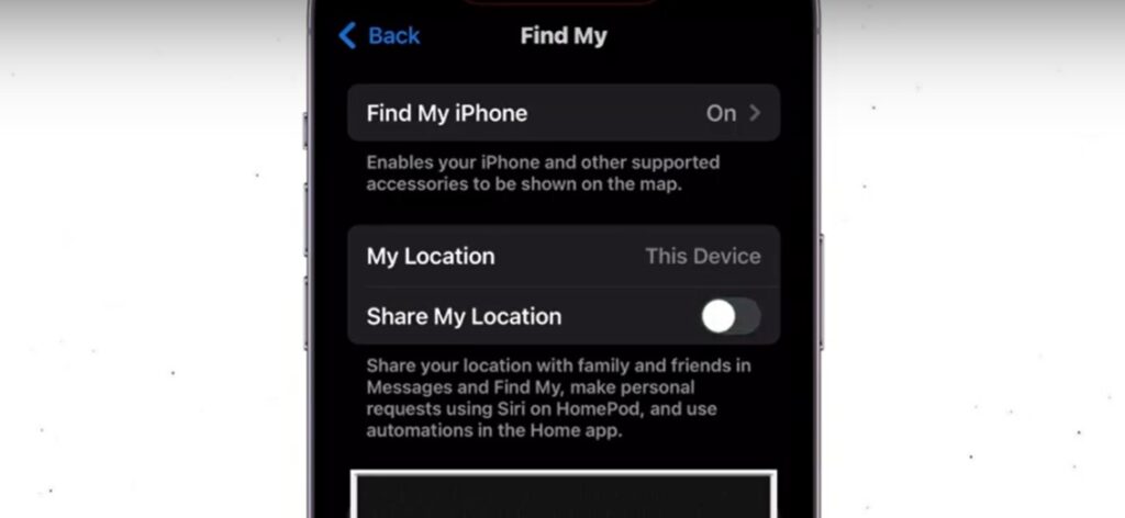 Turn Off Location Services