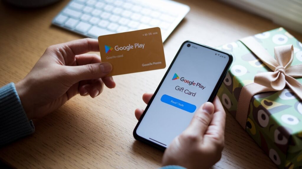 Using Google Play Gift Cards