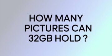 How Many Pictures Can 32GB Hold