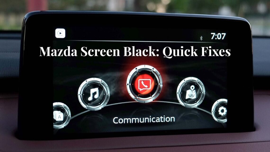 Mazda Screen Black