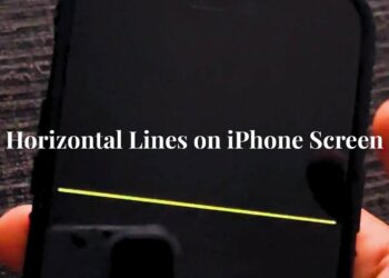 Horizontal Lines on iPhone Screen