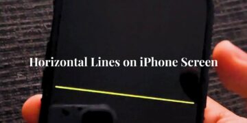 Horizontal Lines on iPhone Screen