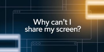 why cant i share my screen